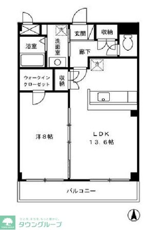 レーブロジュメンの物件間取画像